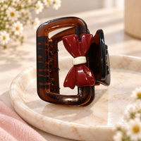 Mini Bow Frame Claw Clip