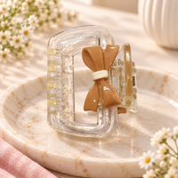 Mini Bow Frame Claw Clip