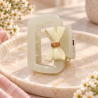 Mini Bow Frame Claw Clip