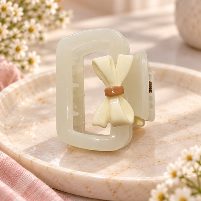 Mini Bow Frame Claw Clip