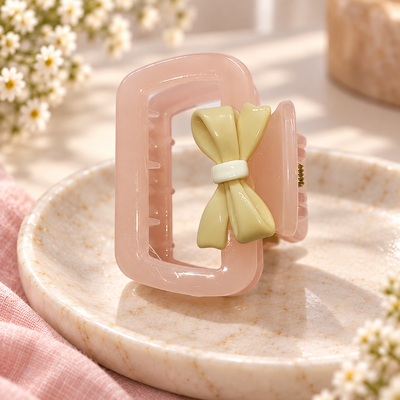 Mini Bow Frame Claw Clip