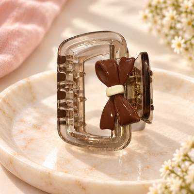 Mini Bow Frame Claw Clip