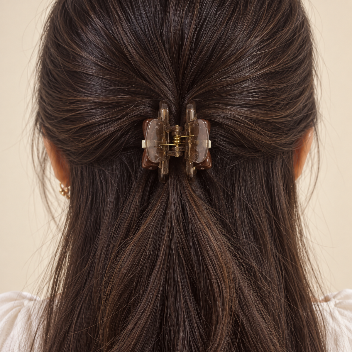Mini Bow Frame Claw Clip