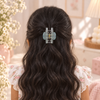 Clear Rectangle Tint Claw Clip