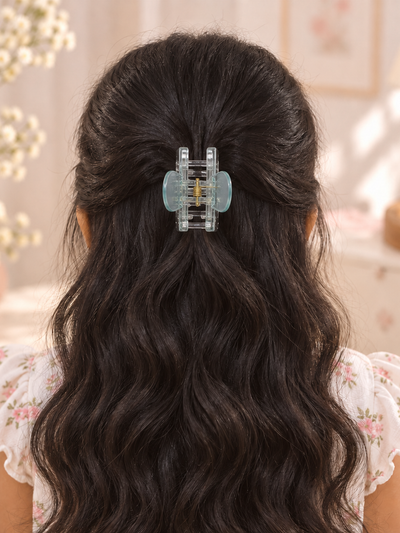 Clear Rectangle Tint Claw Clip