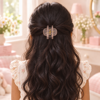 Clear Rectangle Tint Claw Clip