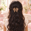Matte Butterfly Antenna Claw Clip