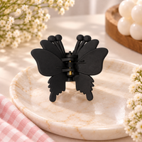 Matte Butterfly Antenna Claw Clip