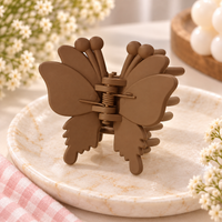 Matte Butterfly Antenna Claw Clip