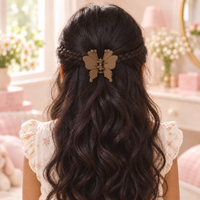 Matte Butterfly Antenna Claw Clip