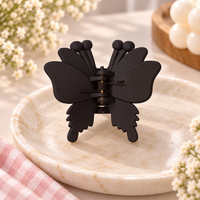 Matte Butterfly Antenna Claw Clip