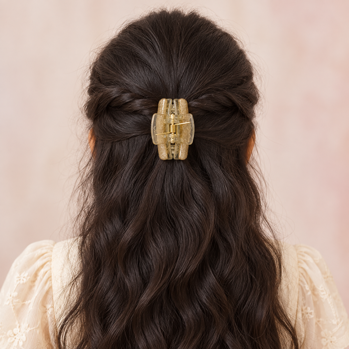 Glitter Curve Claw Clip