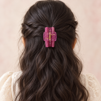 Glitter Curve Claw Clip