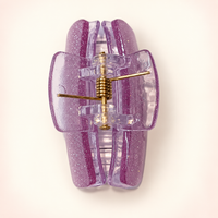 Glitter Curve Claw Clip