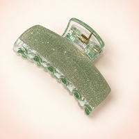 Glitter Curve Claw Clip