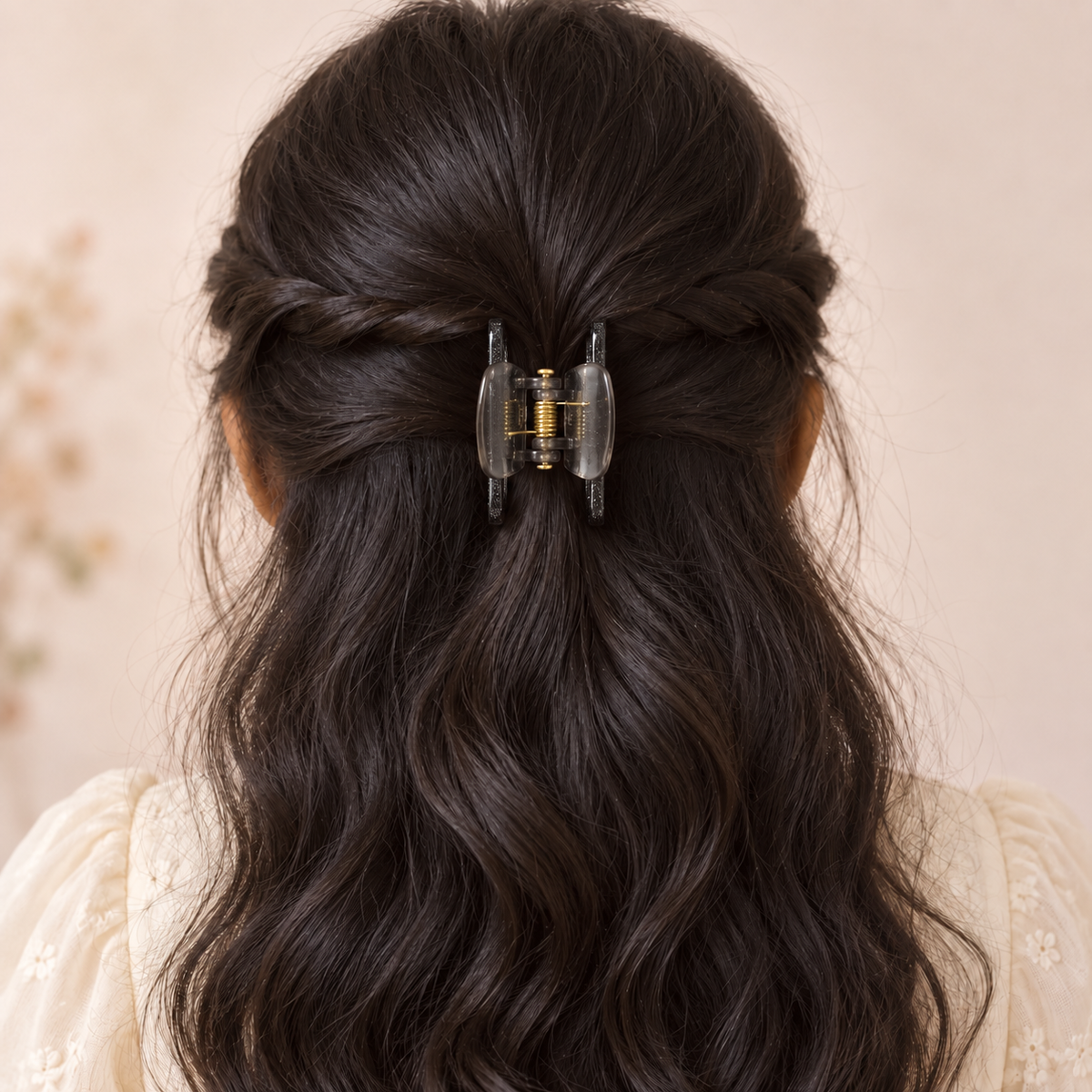 Glitter Frame Claw Clip