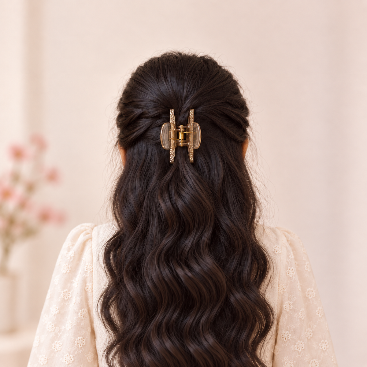 Glitter Frame Claw Clip