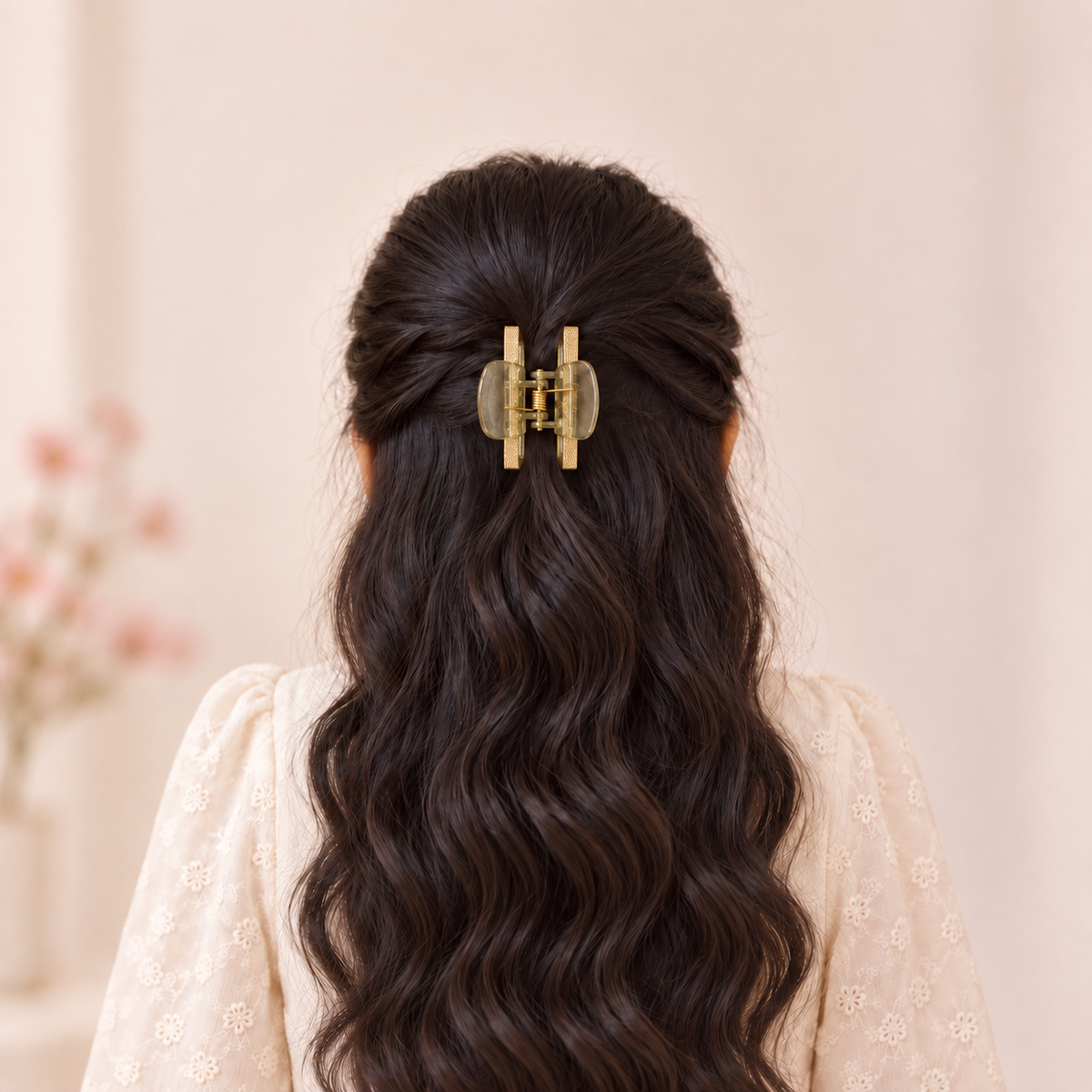 Glitter Frame Claw Clip
