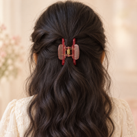Glitter Frame Claw Clip