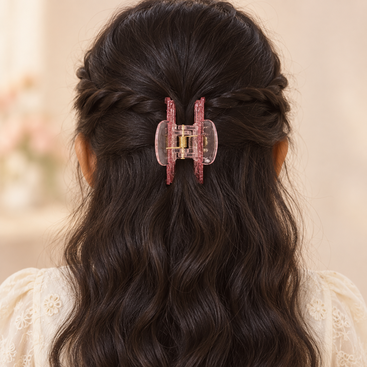 Glitter Frame Claw Clip