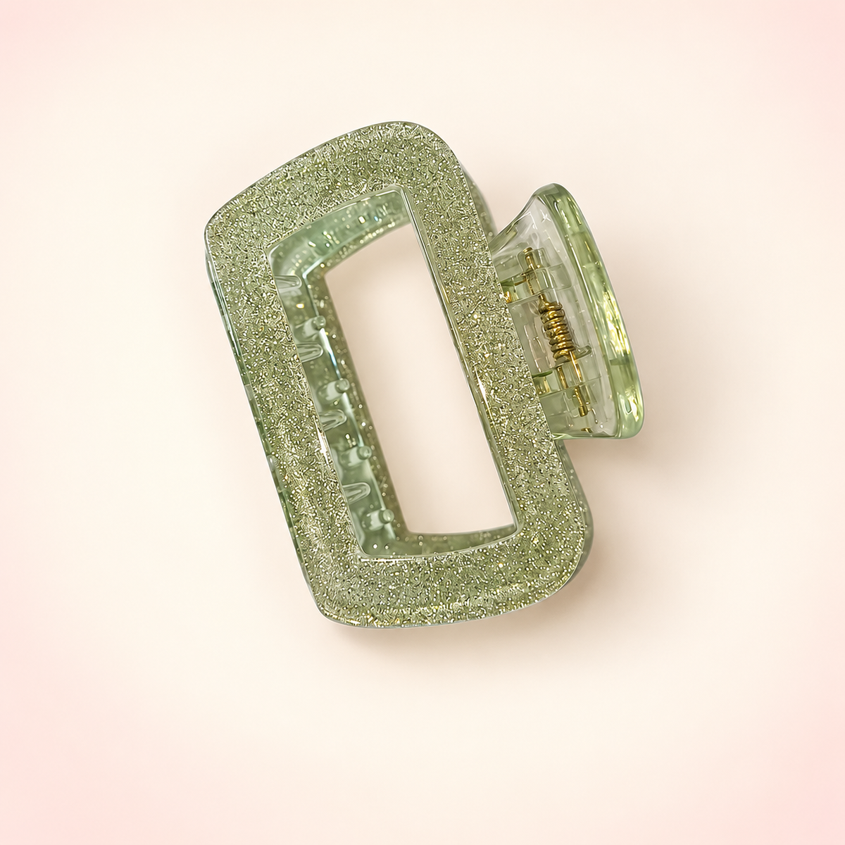 Glitter Frame Claw Clip