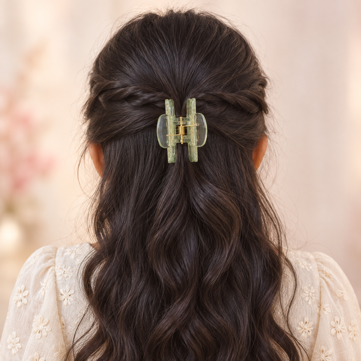Glitter Frame Claw Clip