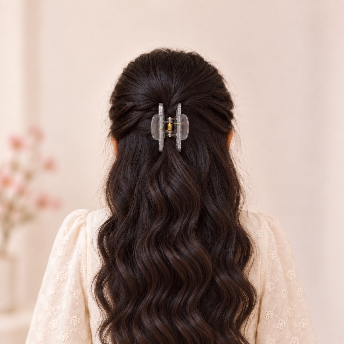 Glitter Frame Claw Clip