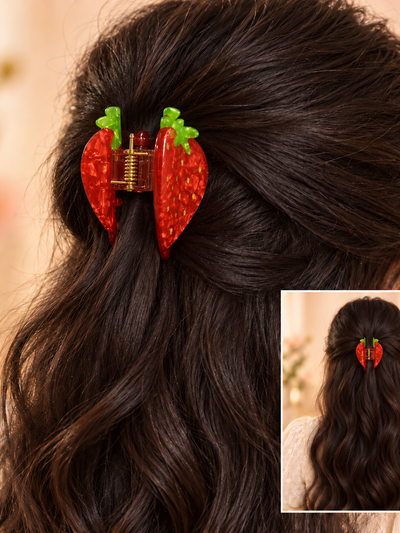 Berry Pop Strawberry Claw Clip