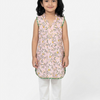 Blossom Bloom Pink Floral Print Kids' Kurta Set