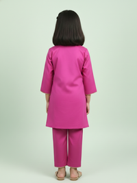 Pretty in Rani Hot Pink Kids' Kurta Set