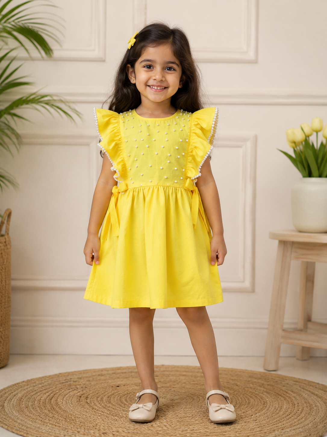 Sunbeam Pearl Yellow Dress