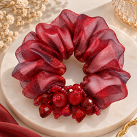 Shimmer Blossom Scrunchie