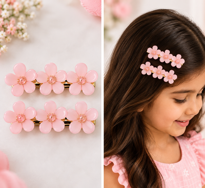 Daisy Trio Hair Clips — Set of 2
