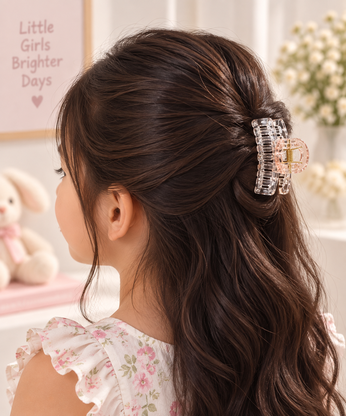 Clear Tint Hair Claw Clip