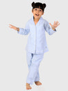 Blue Gingham Check Night Suit