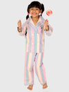Barcode Stripes Night Suit