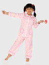 Floral Striped Night Suit