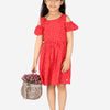 Aliana Red kids Dress