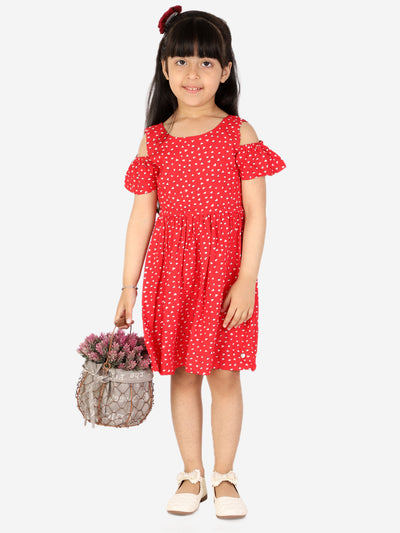 Aliana Red kids Dress