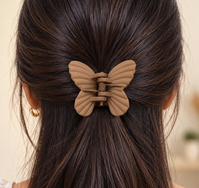 Matte Butterfly Claw Clip