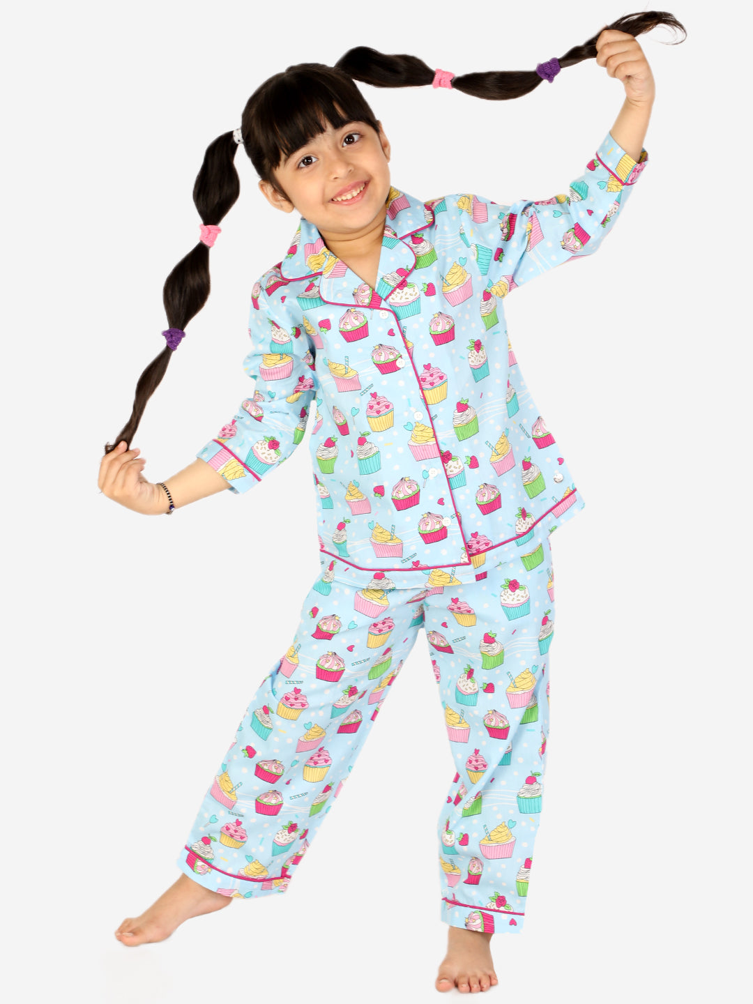 Cupcake Print Night Suit