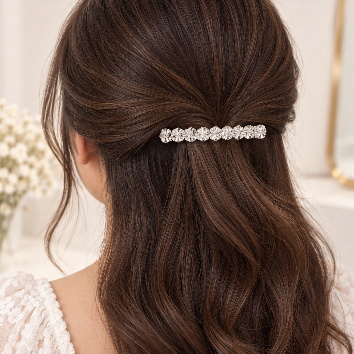 Beaded Sparkle Barrette