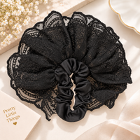 Scalloped Lace Scrunchie