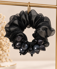Shimmer Blossom Scrunchie