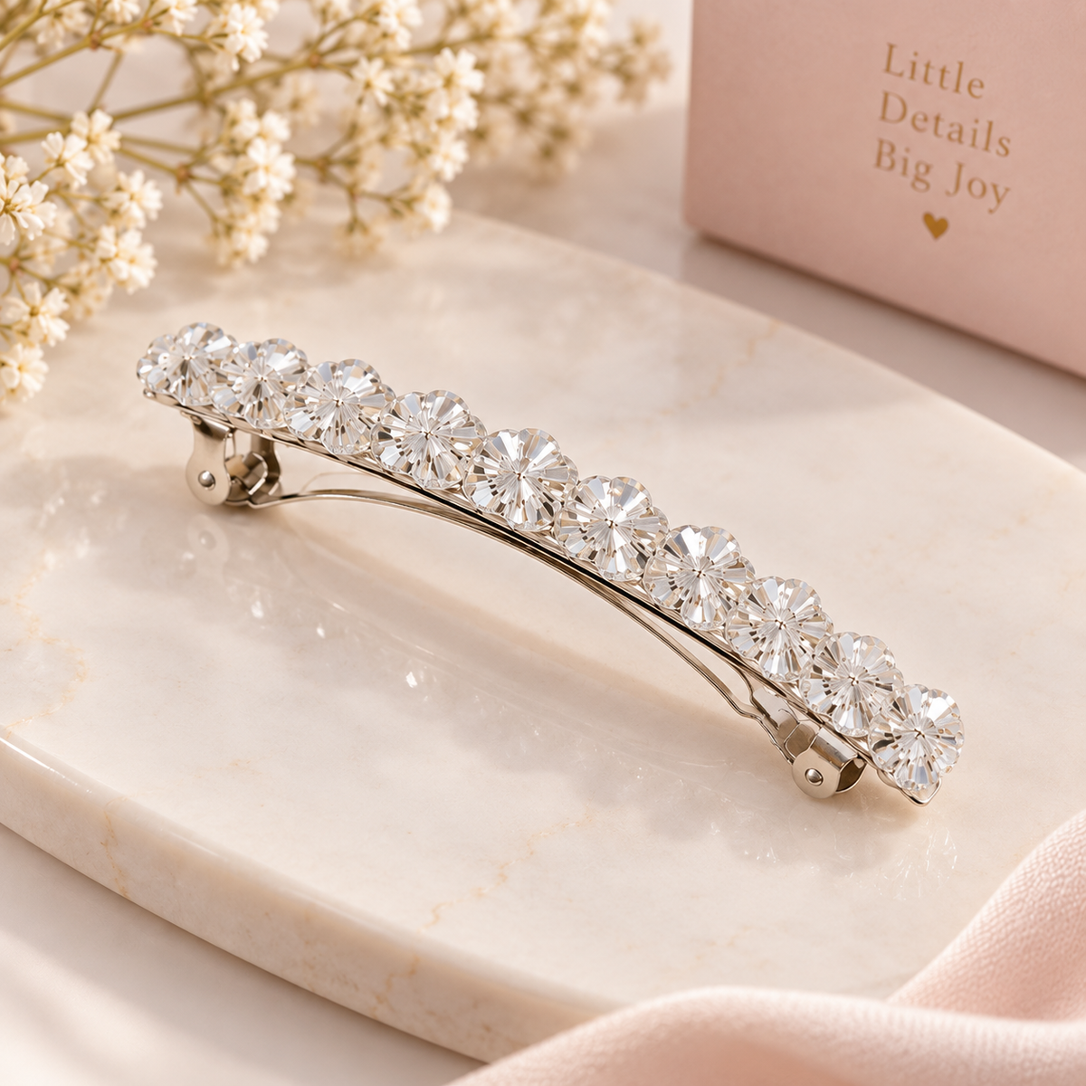 Beaded Sparkle Barrette