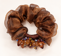 Shimmer Blossom Scrunchie