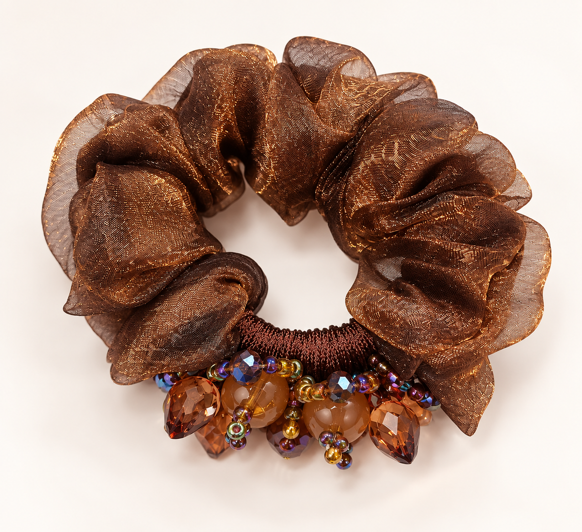 Shimmer Blossom Scrunchie