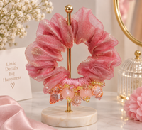 Shimmer Blossom Scrunchie