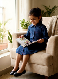 Classic Blue Denim Shirt Dress