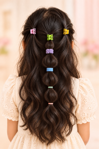 Butterfly Case Hair Accessory Kit Purple